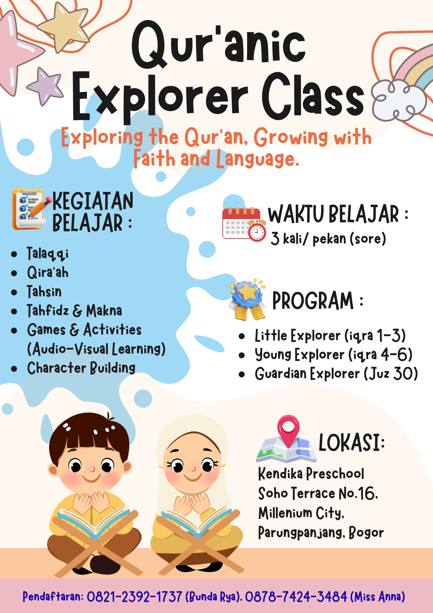 Flyer Qur'anic Explorer Class